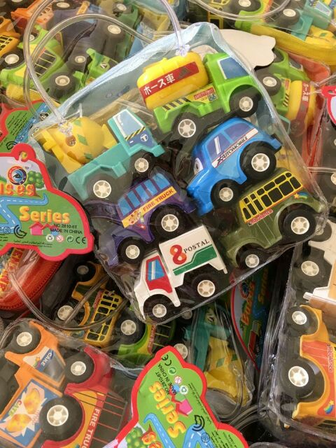 Set 6 xe oto 🚗 chạy đà cho bé