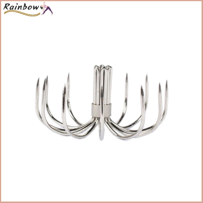 Bộ 12 Móc Câu Cá Bằng Thép Không Gỉ