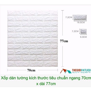 Xốp dán tường 3D giả gạch đá loại 1