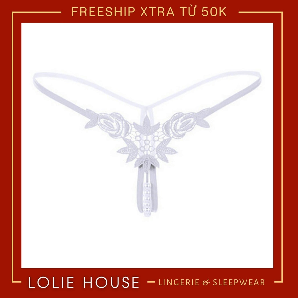 Quần lót lọt khe xẻ đáy không đáy phối ren sexy hở đáy gợi cảm dành cho nữ LOLIE HOUSE - LK16 | BigBuy360 - bigbuy360.vn