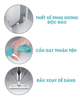 Cây lau nhà hơi nước Lock&Lock