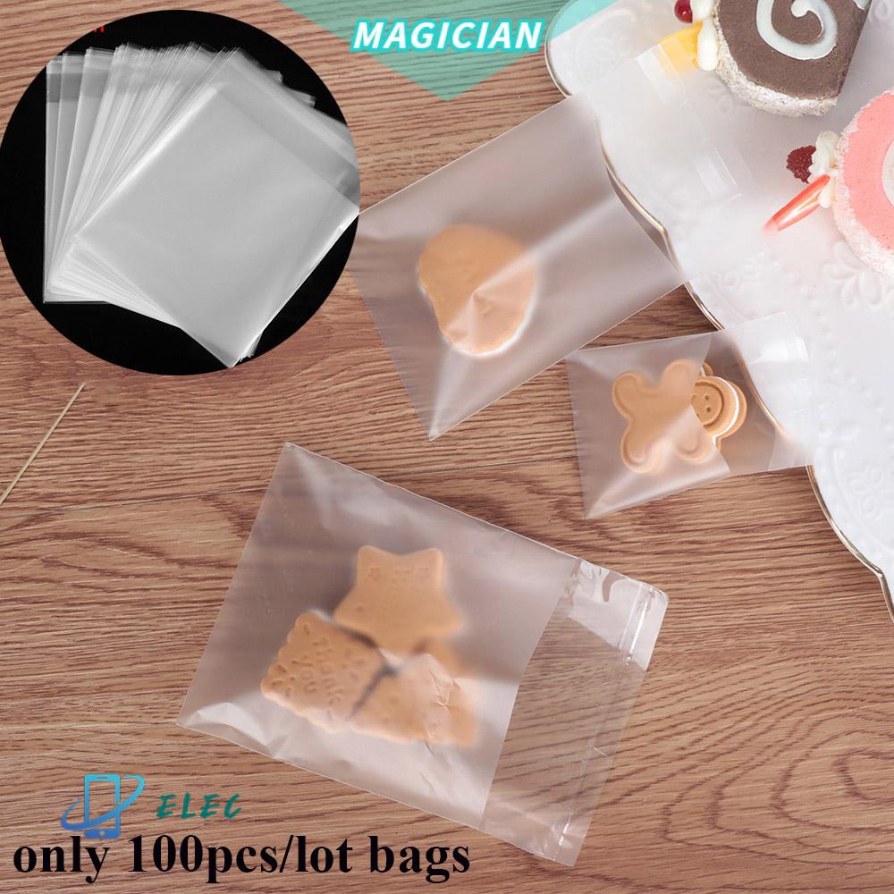 Set 100 Túi Đựng Bánh Kẹo Dùng Để Trang Trí Bánh