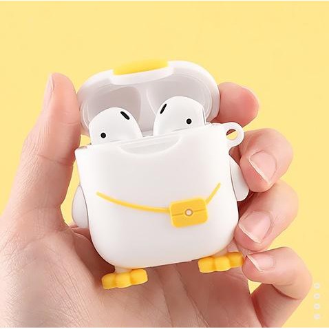 Bao Case Cho Airpods 1/ 2 hình vịt đeo túi