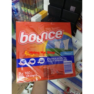 Giấy thơm quần áo bounce - full set 2 hộp 320 tờ của mỹ
