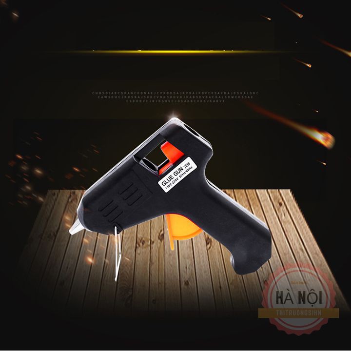 Súng bắn keo nến mini silicon trong suốt nhỏ mini điện 20W