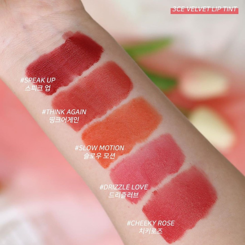 Son kem 3CE Velvet Lip Tint
