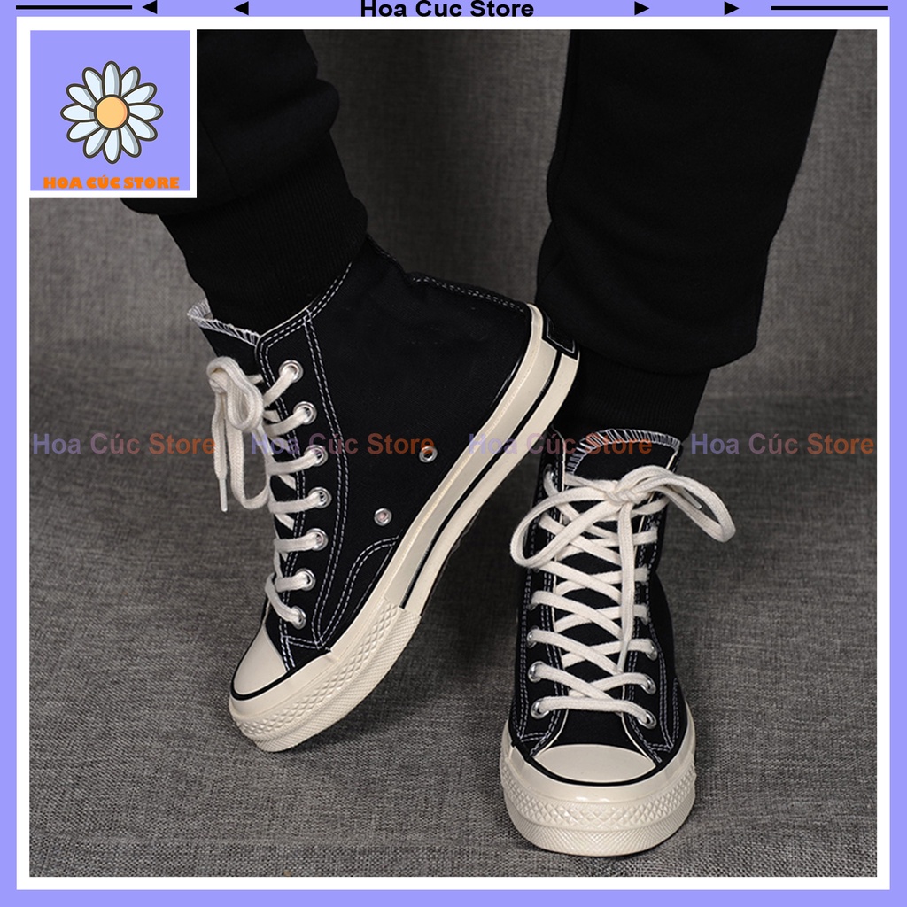 Giày_Converse Đen Cổ Cao Hàng Cao Cấp Full Box + Bill | BigBuy360 - bigbuy360.vn
