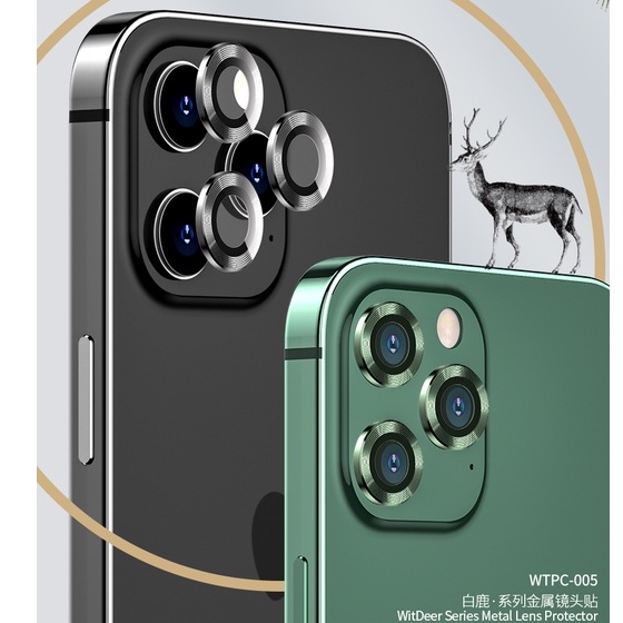 [ SIÊU RẺ] Bảo vệ Camera TITAN WEKOME 005 IPhone11/12/13 MINI PRO PROMAX chính hãng