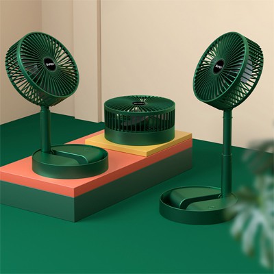 Quạt tích điện cầm tay mini để bàn gấp tròn siêu gọn 3 chế độ gió mạnh pin chạy 6-8 giờ | BigBuy360 - bigbuy360.vn
