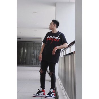 Áo phông GC tia sét hottrend ,áo phông oversize nam nữ chất liệu cotton