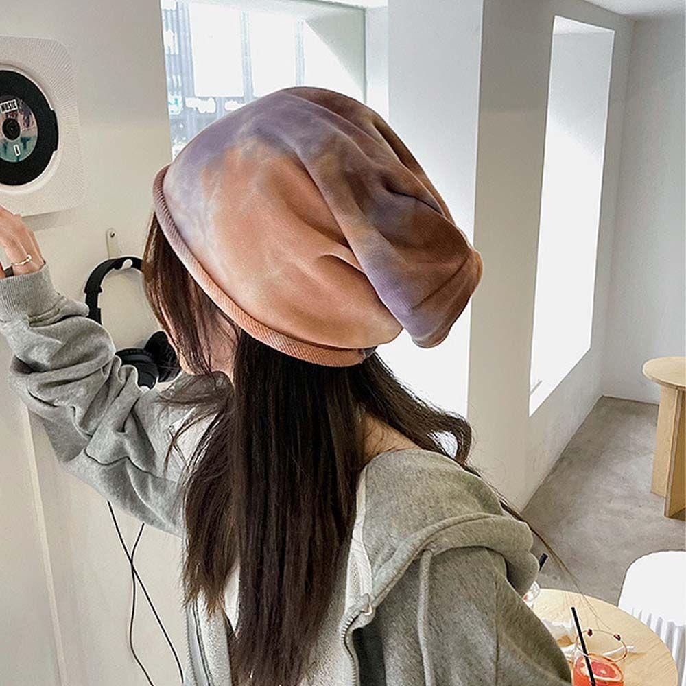 QQMALL Mũ Beanie Phong Cách Retro Mùa Thu Đông Cho Nam Nữ