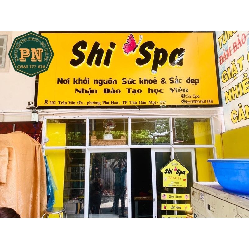 CHUYÊN Sản Xuất Thi Công Bảng Hiệu   Shop Thời Trang, Thẩm Mỹ Viện, Spa, Hệ Thống Salon Tóc