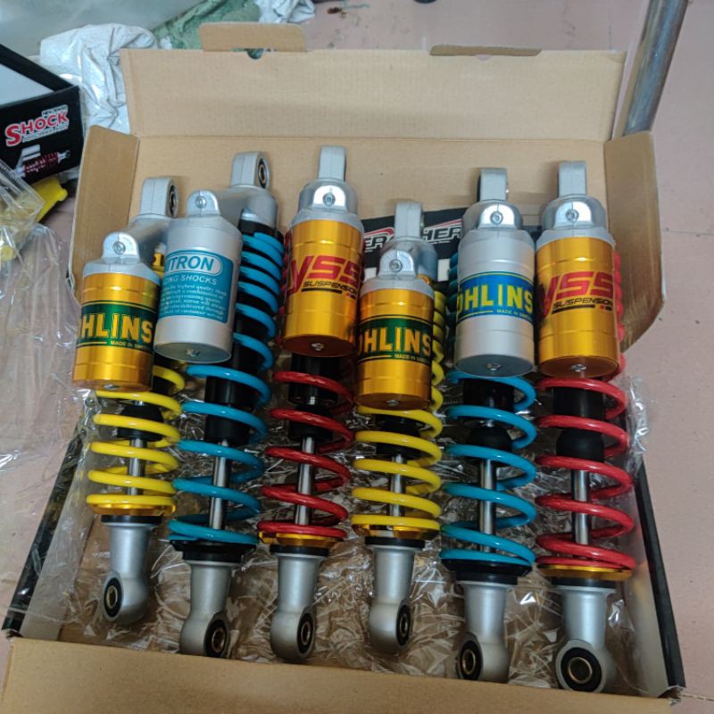 Phuộc OHLINS/ Yss/ Nitron bình dầu lắp Dr Wave Sirius Jupiter Taurus Cub Axelo Suviva Angel Win Galaxy