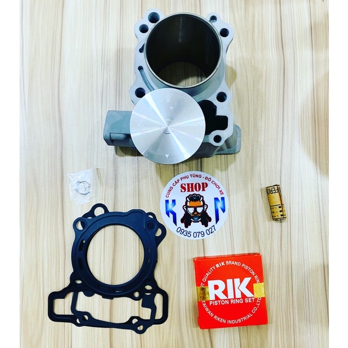 Bộ lòng piston bạc 65 redleo dành cho dòng xe winer