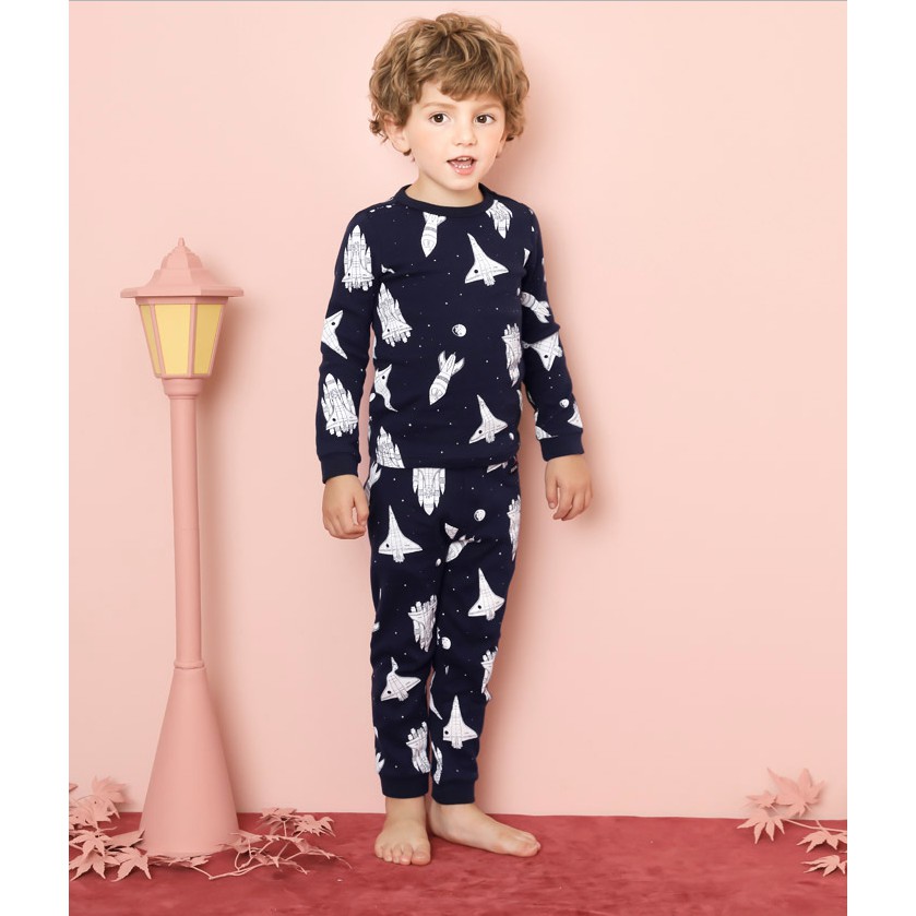 (150) Quần cotton xuất Hàn hoạ tiết vũ trụ AndiApple AI3UIN02