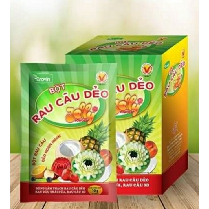 Rau câu dẻo Hoàng Yến Provin gói 10g