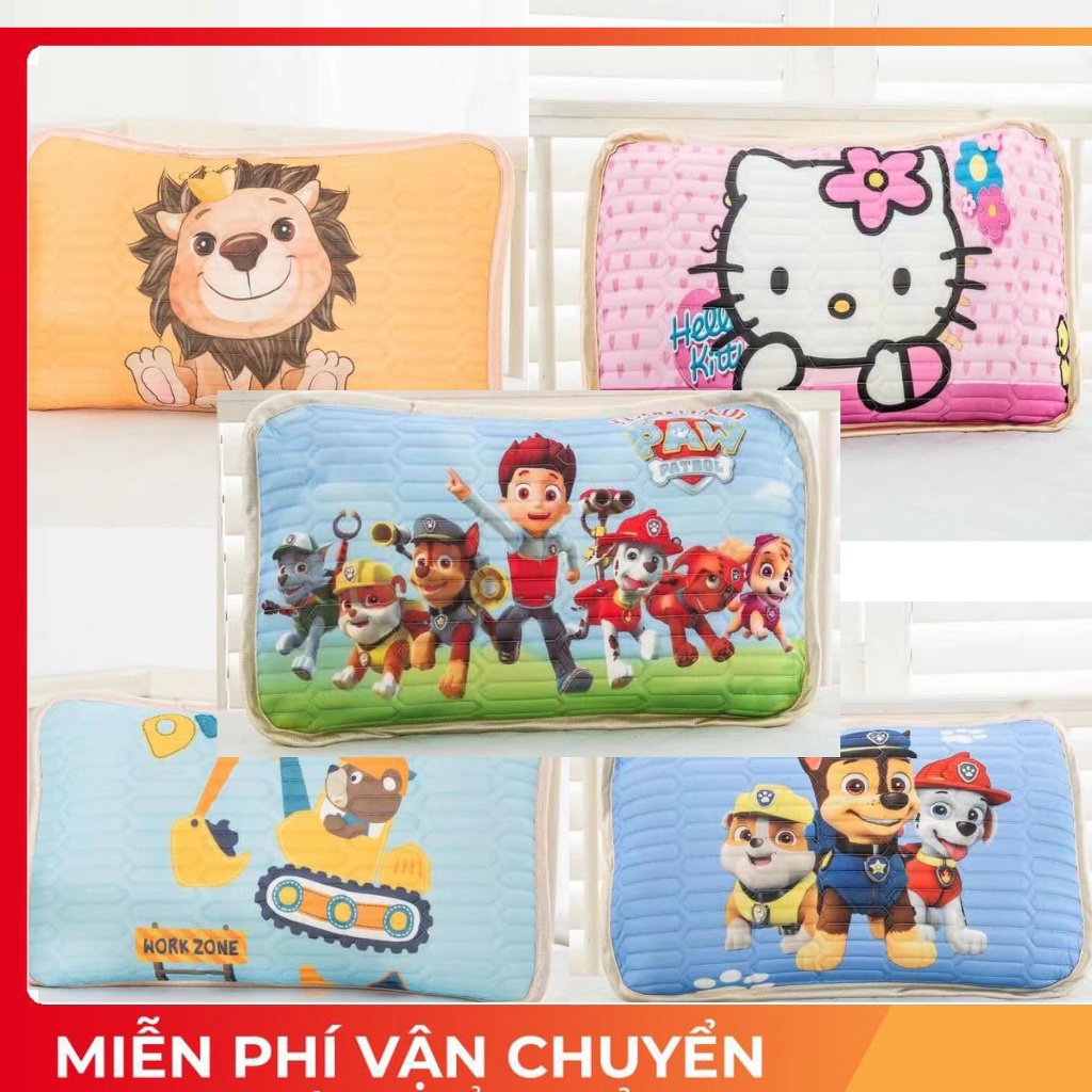 Vỏ gối CAO SU NON cho bé nhiều màu, vỏ gối trẻ em 30x50cm có bán kèm ruột gối Ken's Bedding
