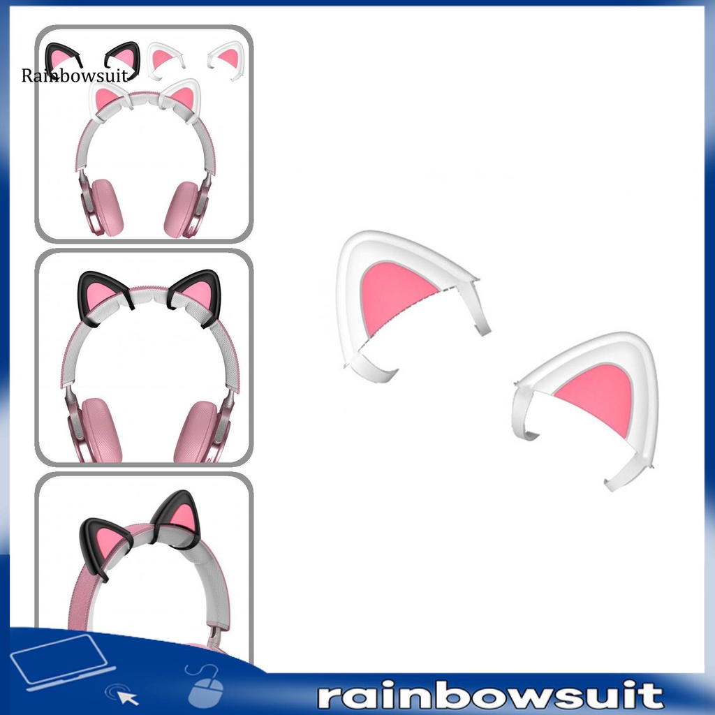 Tai Nghe Bluetooth Bằng Silicone Hình Tai Mèo Thông Dụng Dễ Lắp Đặt