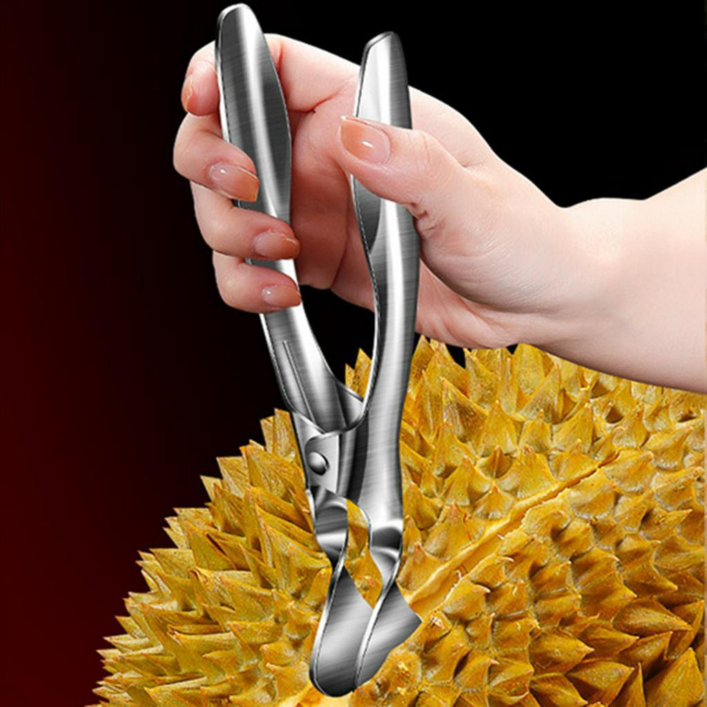 Dụng Cụ Kẹp Mở Trái Sầu Riêng Bằng Thép Không Gỉ Dụng cụ kìm bóc vỏ sầu riêng kẹp sầu riêng