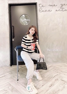 Áo len mongtoghi cổ đức khuy lưng