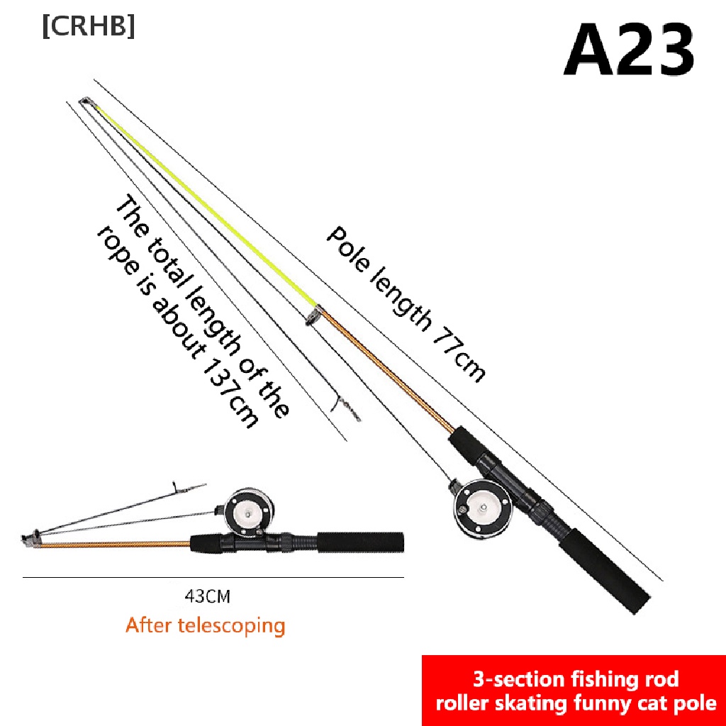 Gậy Trêu Mèo 2 / 3 / 4 Khúc Có Thể Thu Gọn Độc Đáo