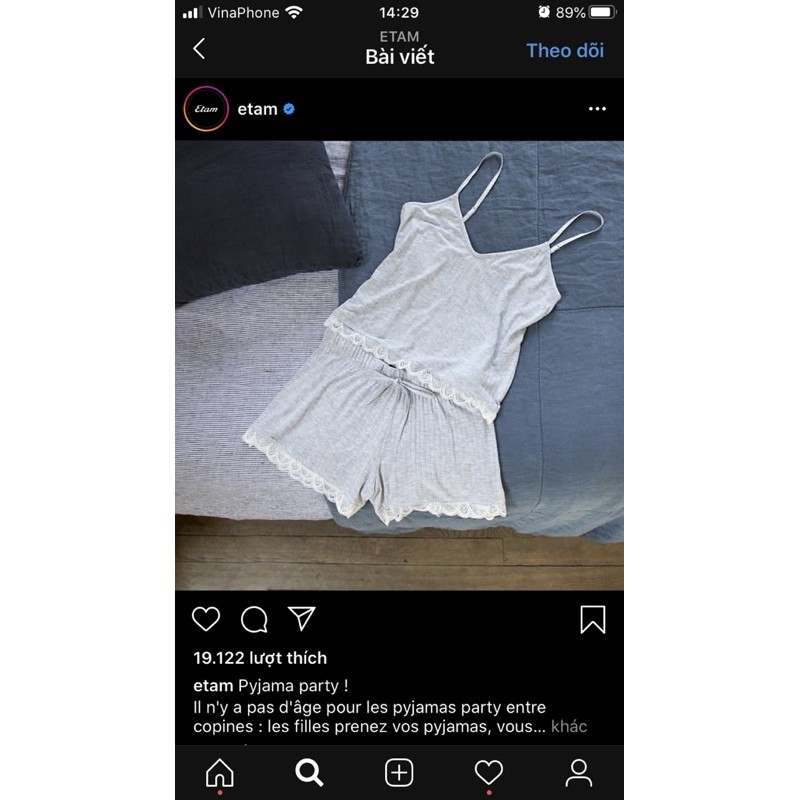 Đồ ngủ Cotton HM
