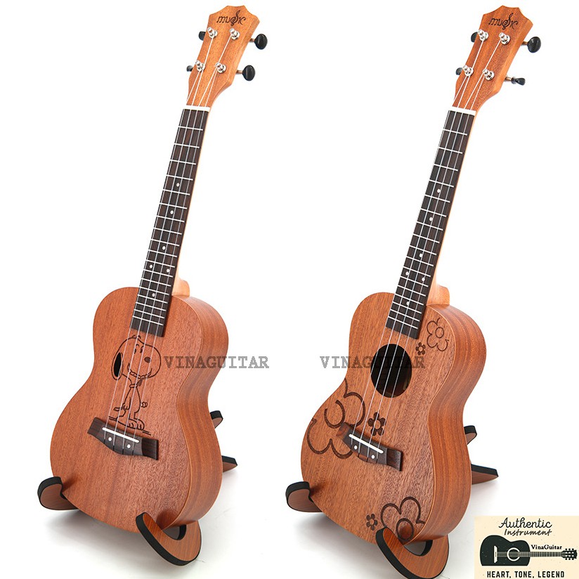 Đàn Ukulele Concert MUSIC GKC45 full gỗ mahagony