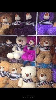 Gấu bông teddy khổ vải 1m2