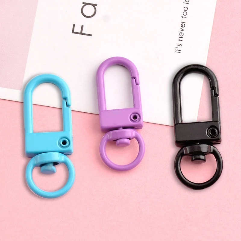 Móc khoá tôm hùm kim loại nhiều màu tuỳ chọn sáng tạo trang trí ô tô túi xách