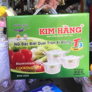 Combo 3 nồi Kim Hằng 16.20.24cm