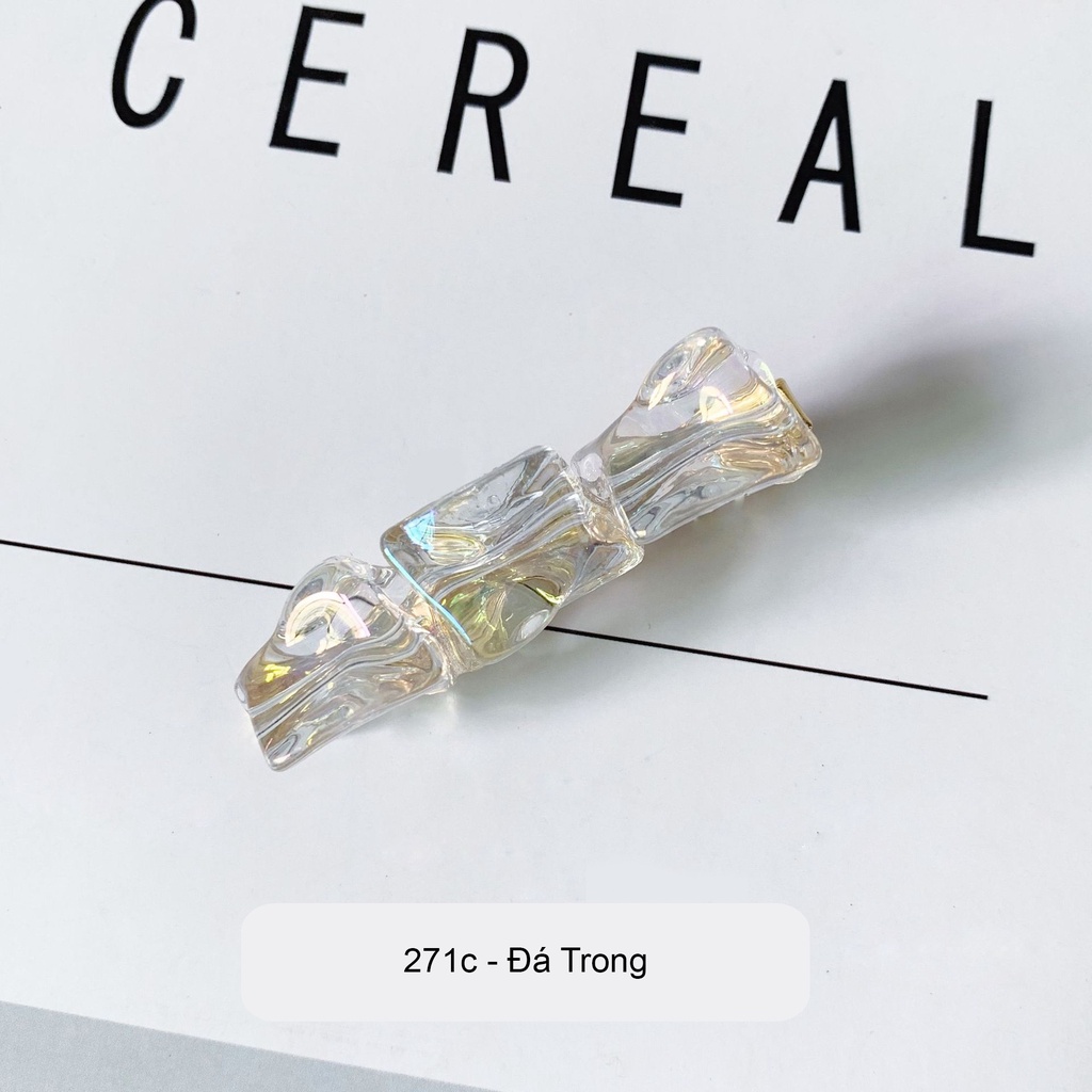 (0271) Cặp Tóc Mái Ngọc Ánh Thạch Mắt Mèo Hàn Quốc