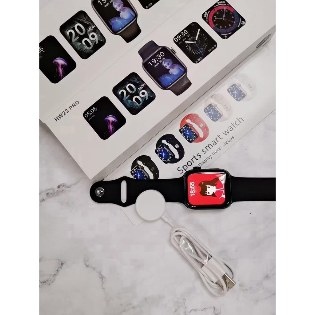 Đồng Hồ Thông Minh HW22 Pro Smartwatch Premium Series 6 bản nâng cấp mới sử dùng được nút nguồn như auth