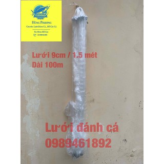 Lưới đánh cá 3 màn 8cm - cao 1.5m dài 115m