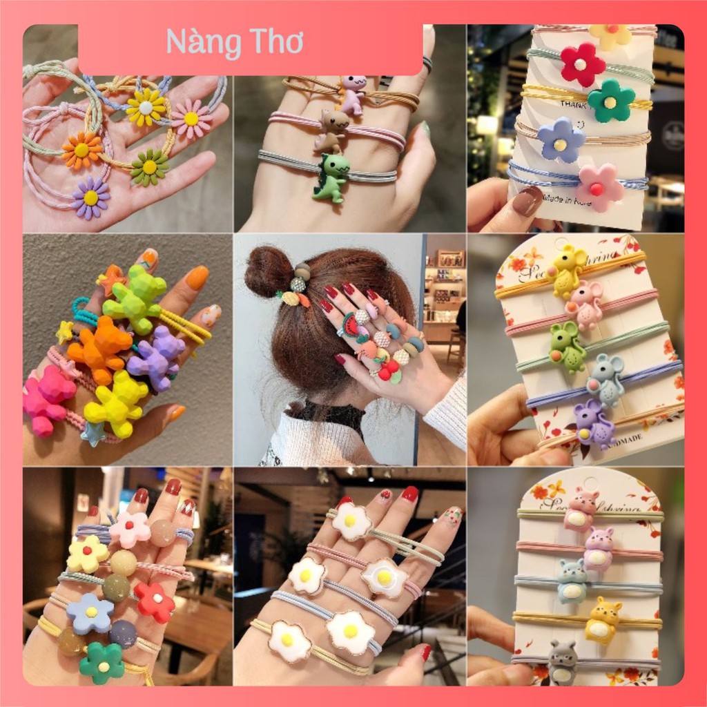 Dây Buộc Tóc Xinh Xắn Cho Nữ [Shop bán tri ân - Giao mẫu ngẫu nhiên]