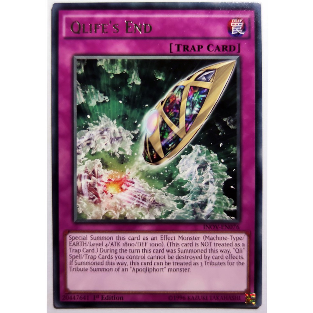 [Thẻ Yugioh] Qlife's End |EN| Rare