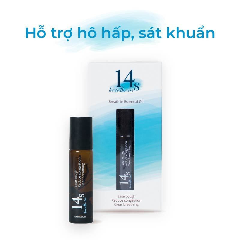 Tinh dầu lăn 2 trong 1 14S 14S1292 Breath In 10ml