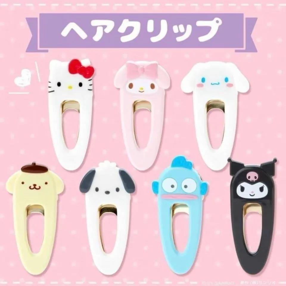 SANRIO Kẹp Tóc Bằng Acrylic Họa Tiết Hoạt Hình Đáng Yêu
