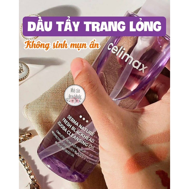 Dầu tẩy trang CELIMAX FRESH BLACKHEAD JOJOBA CLEANSING OIL