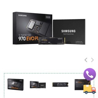 Ổ cứng [ NEW 2019 ] SSD Samsung 970 EVO Plus PCIe NVMe V-NAND M.2 2280 500GB MZ-V7S500BW