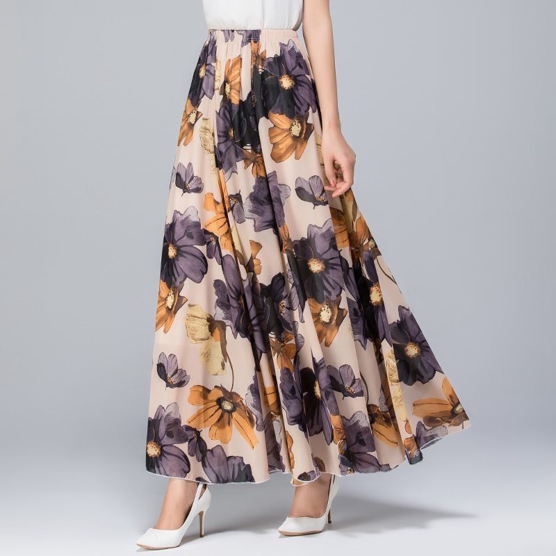 Chân Váy Dài Qua Mắt Cá Chân 2021 Thời Trang Đi Biển Thanh Lịch | BigBuy360 - bigbuy360.vn