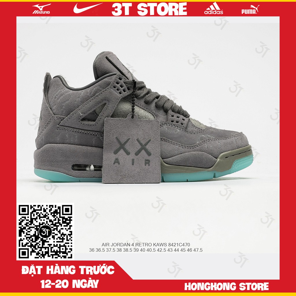 GIÀY SNEAKER MÃ SẢN PHẨM_Nike Air Jordan 4 X Kaws NHIỀU MÀU PHONG CÁCH FULLBOX + FREESHIP TOÀN QUỐC