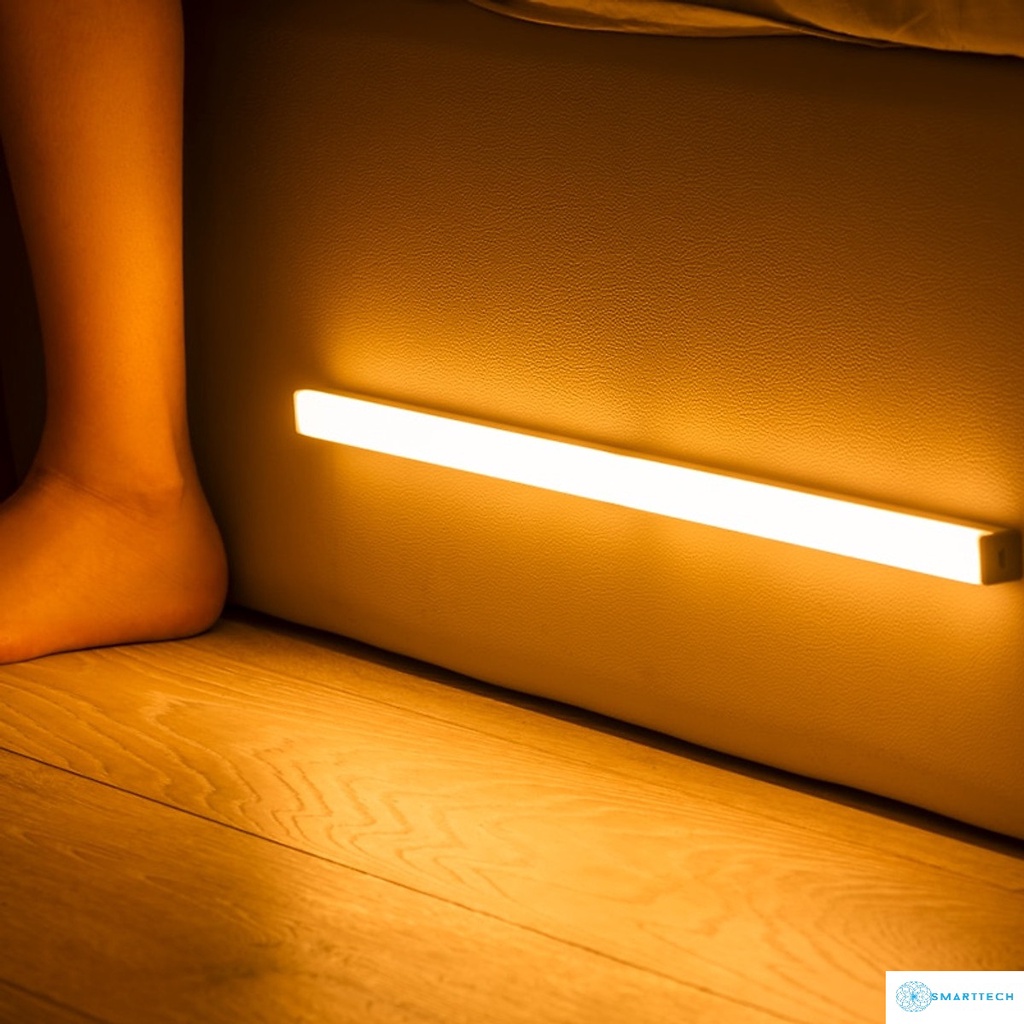 Đèn LED Cảm Ứng gắn cầu thang, tủ đồ, toilet, tự động bật/tắt ánh sáng ban đêm, kiêm Đèn Ngủ thế hệ mới