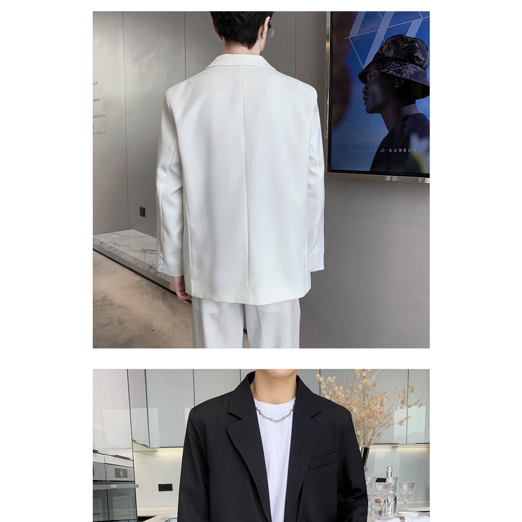 Áo khoác blazer 2 lớp thời trang xuân thu dành cho nam