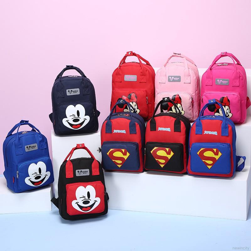 Ba lô đi học chuột Mickey cho bé trai và bé gái