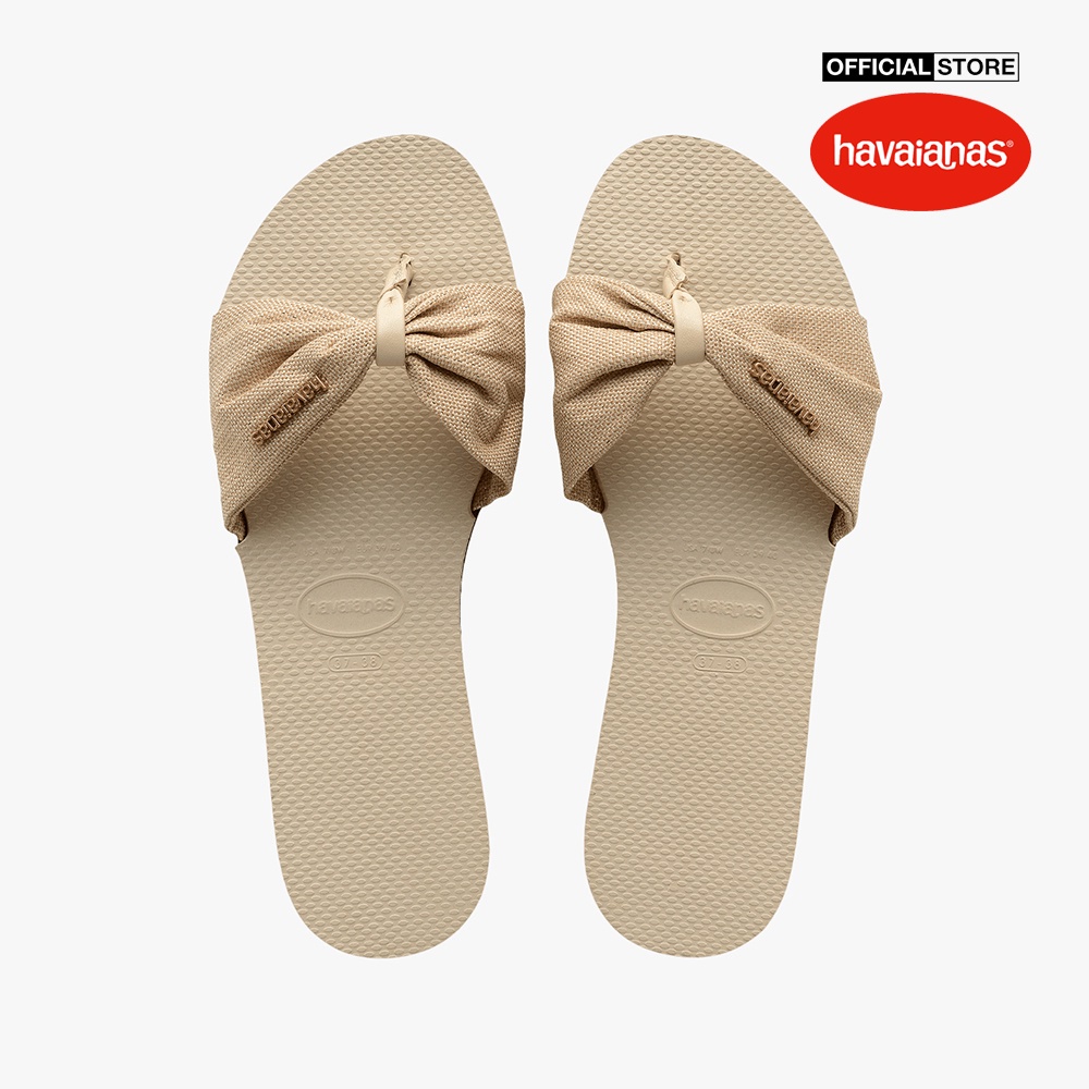 HAVAIANAS - Sandal nữ ST Tropez Shine 4145627-0121