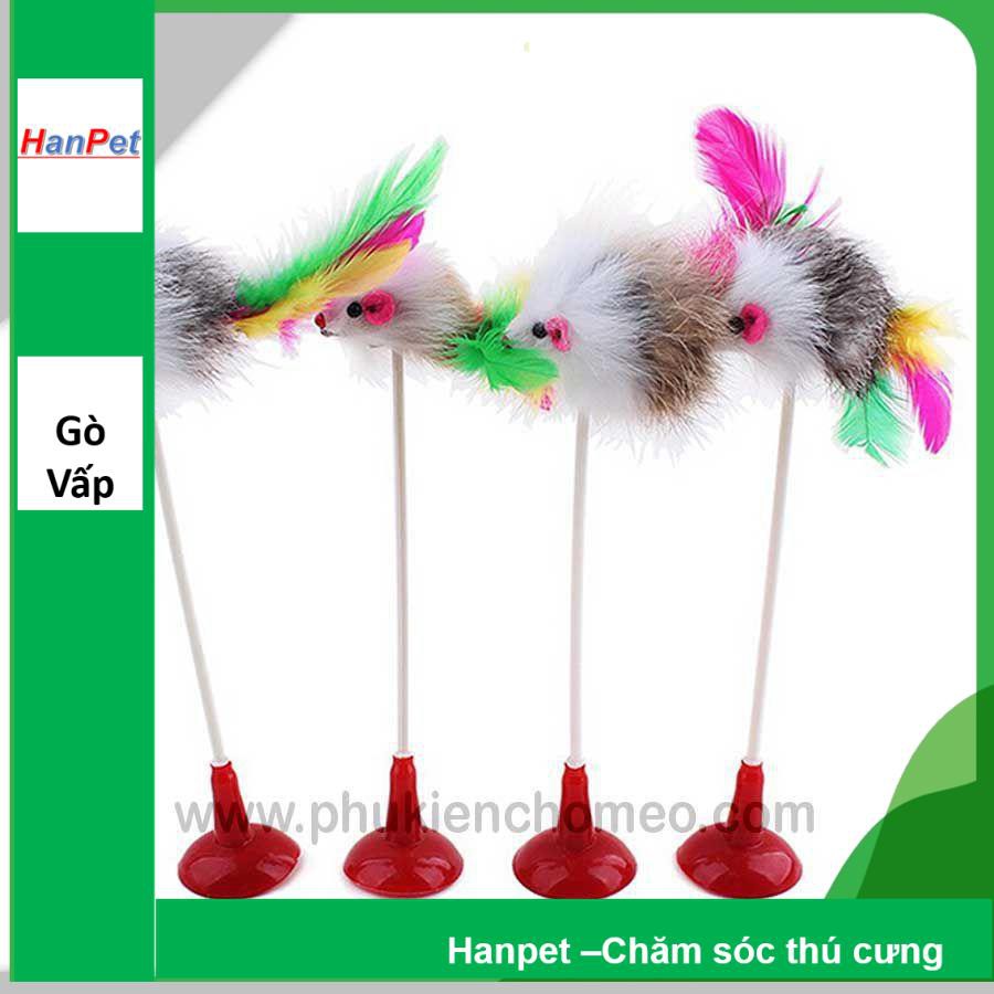 Hanpet.GV- 232- CHUỘT DÍNH NHƯ LÒ XÒ (- 4711701) đồ chơi cho mèo