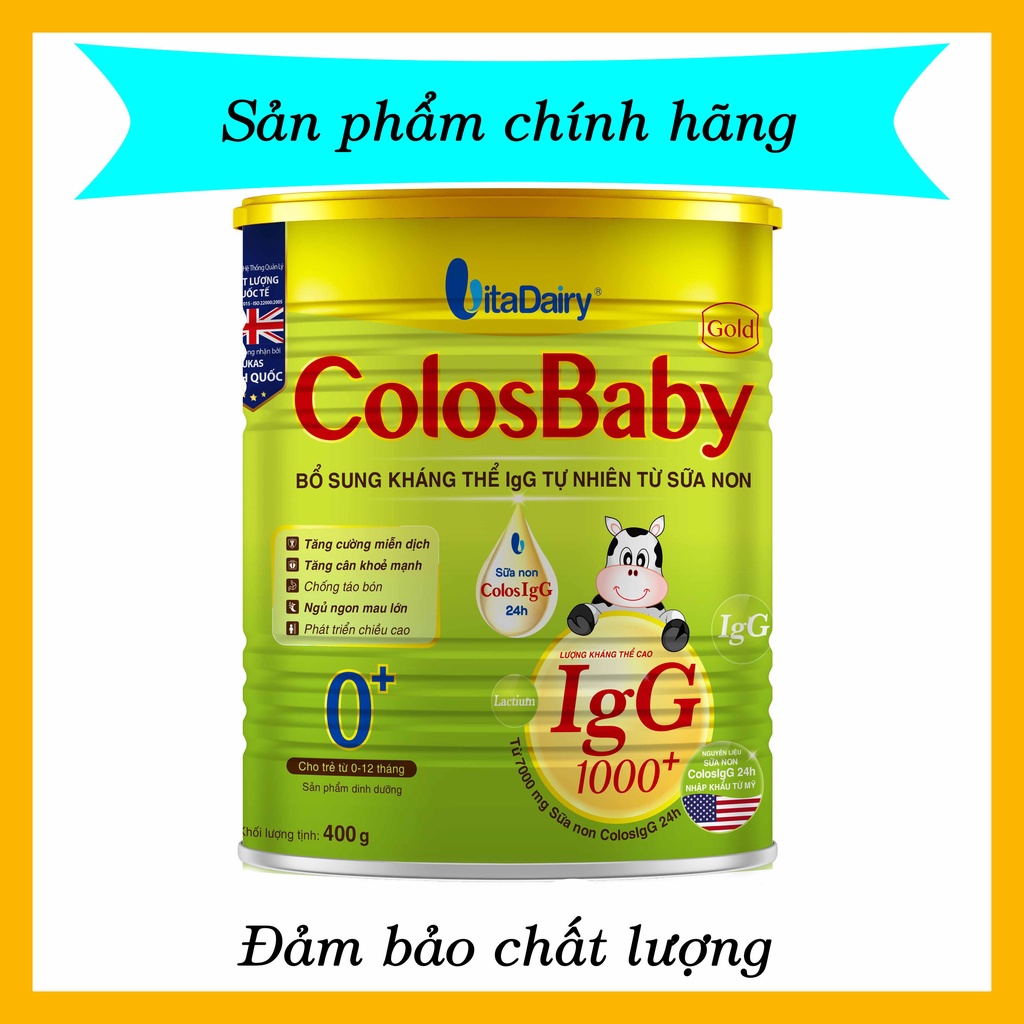 Sữa ColosbabyGold 0+ lon 400g