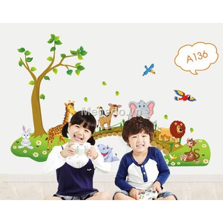 Decal vườn thú A136
