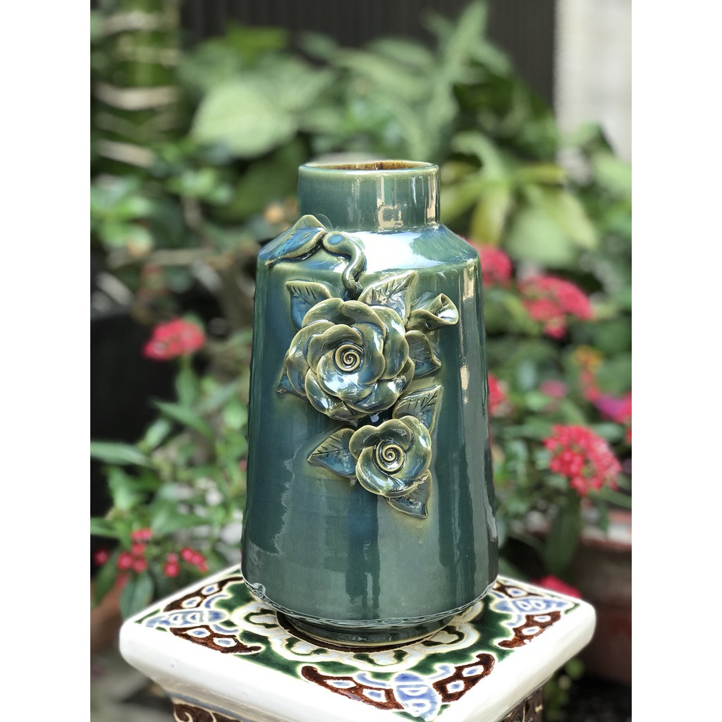Bình hoa gốm sứ bát tràng 40