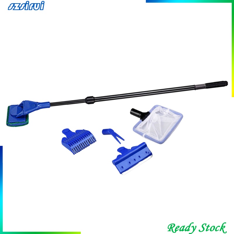 Bộ dụng cụ vệ sinh kính bể cá thiết kế 5 trong 1